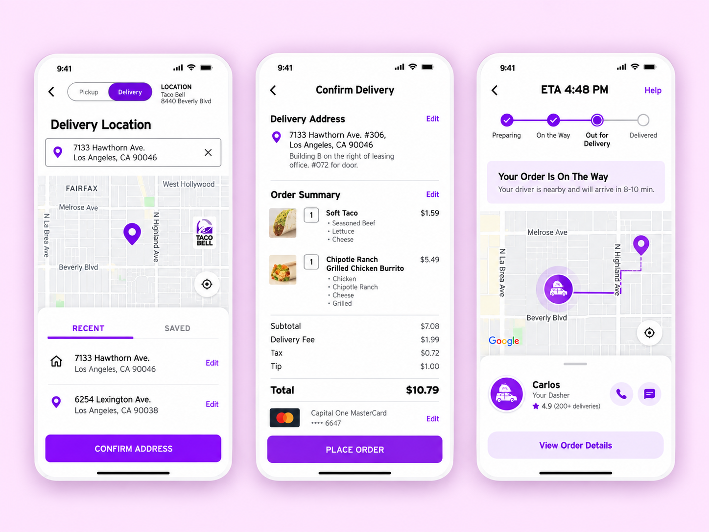delivery collection - reconstructed design concept