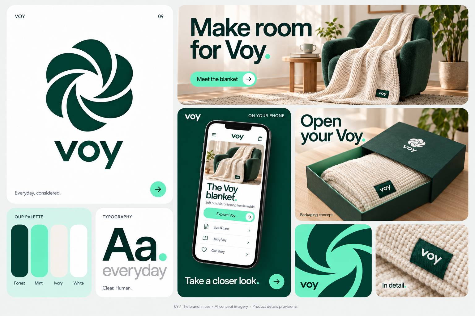 Voy brand board